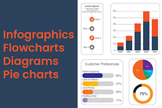 design profesional I will design infographics flowcharts