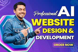 do ai website, website development,ai chatbot,full stack developer using react