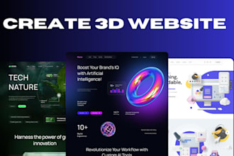create a 3d website for you in next js
