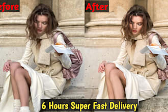 professional photo enhancement, blurry image fix and background removal services