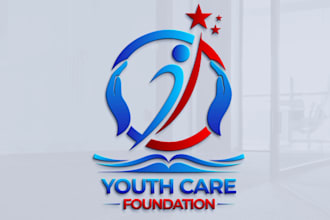do nonprofit organization and charity logo design