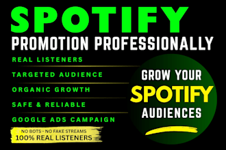 do spotify music promotion for real audience growth