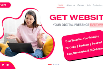 build personal wordpress portfolio or business website