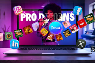 design a high impact social media kit in canva for your brand