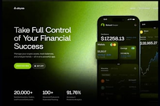 build crypto website p2p exchange website ico landing page blockchain website