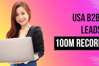 provide a b2b USA business email list database