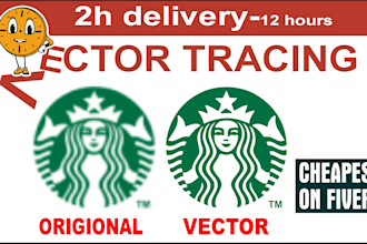 manually trace your image to vector