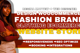woocommerce fashion website, fashion store, clothing brand website redesign