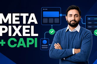 set up meta pixel, conversion API and facebook event tracking