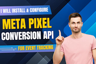 set up meta pixel and conversion API facebook event tracking