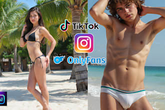 create your ai model, influencer model instagram, tiktok, onlyfans etc