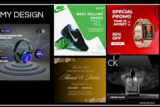 design all type of social media post flyer  logo brochures