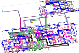 do hvac and mep bim modeling for you in revit