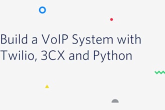 configure twillo IVR voip softphone voip number sip trunk 3cx spoof website,api