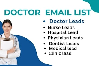 provide you valid email list of hospital or healthcare industry