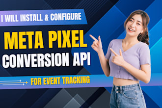 set up meta pixel, conversion api and facebook event tracking