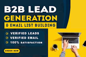 b2b lead generation, email leads and lead list building