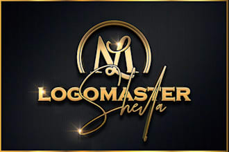 3d best gold outstanding simple timeless logo design