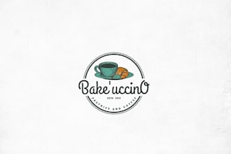design a vintage custom coffee shop cafe logo