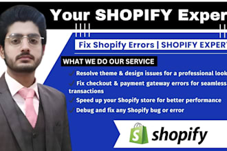 do shopify troubleshooting, optimization, fix errors, boost speed,increase sales