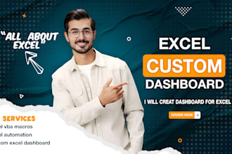 create excel vba, excel macro, automation, and custom excel dashboards for you