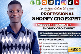 do shopify cro audit ecommerce marketing shopify conversion rate website manager
