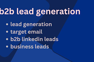 do targeted b2b lead generation