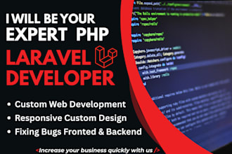 be your expert PHP laravel developer and develop a professional web application