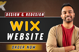 build wix website design, wix website redesign, or wix studio website design
