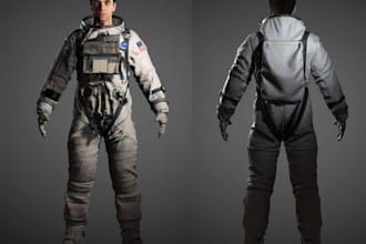 create realistic 3d characters for unreal engine
