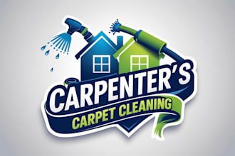 do carpet cleaning, car, laundry and pressure washing logo