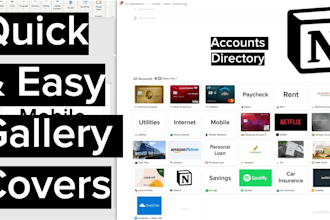 build custom notion template, notion database, notion design, notion workspace