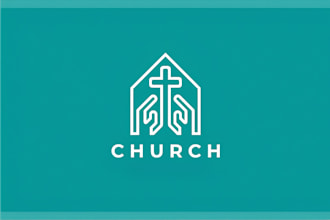 make unique business, religious, church and ministry logo design