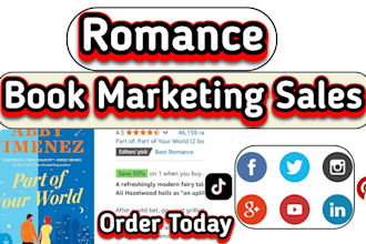 professional romance book ebook marketing and promotion
