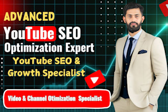 be your youtube SEO expert to optimize videos and grow your channel