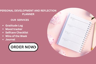 design your personal development and reflection planner