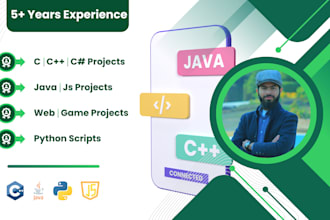 code c, cpp, java, python, js, game or web projects