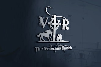 design vintage farm, ranch, hunting and fishing logo