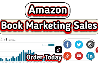 provide professional book ebook amazon book marketing and promotion