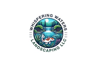 design sustainability lawn and landscaping company logo