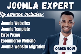 create joomla website, joomla template, joomla website migration, ecommerce web