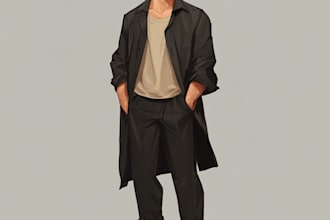 draw a character illustration