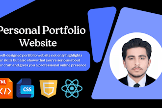 design a professional portfolio and resume website for you