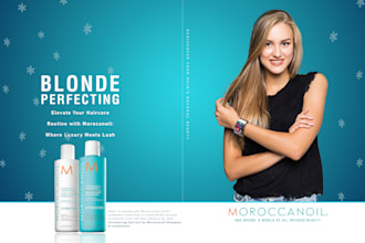 create a poster design and ads design