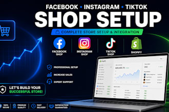 setup social ecommerce accounts shops for your brand