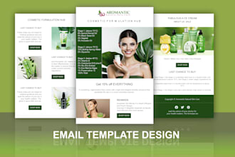 create responsive, editable mailchimp email template design