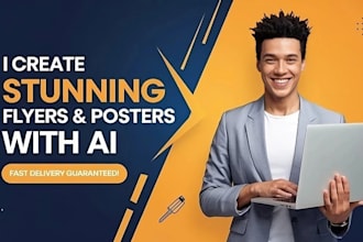 create poster and flyer design with artificial intelligence free for first order