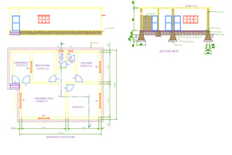 create any 2d cad drawing in autocad dwg