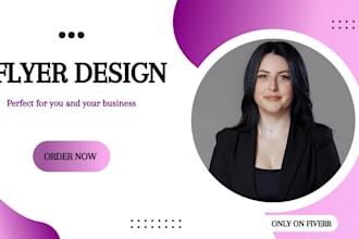 design professional flyers, bifold, and trifold brochures for your business