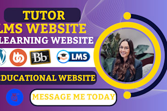 design a professional wordpress lms website using tutor lms pro and tutor lms